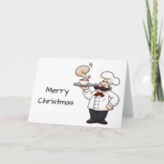 *VROLIJK KERSTFEEST* VOOR MIJN ***FAVORIETE CHEF** KAART (Voorkant)