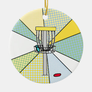 Vrolijk kerstfeest voor mijn favoriete schijfgolfe keramisch ornament