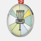 Vrolijk kerstfeest voor mijn favoriete schijfgolfe metalen ornament (Links)