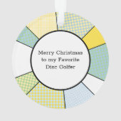 Vrolijk kerstfeest voor mijn favoriete schijfgolfe ornament (achterkant)