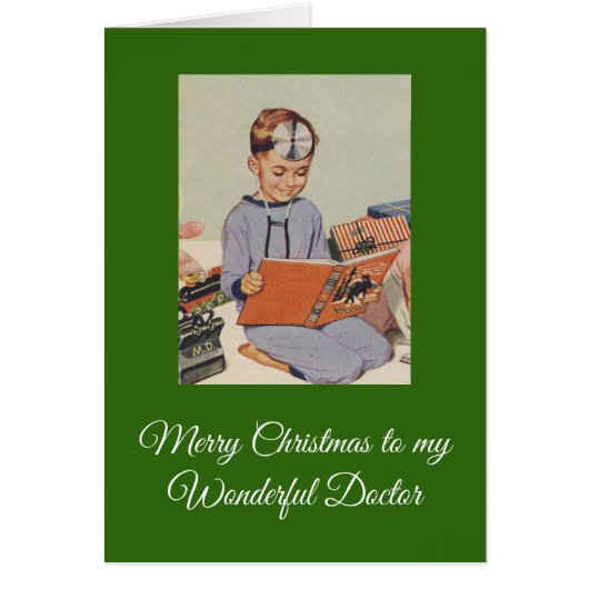 Vrolijk kerstfeest voor mijn geweldige dokter (Voorkant)
