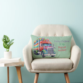 Vrolijk kerstfeest voor mijn HOMOSEKSUELE TRUCKER  Kussen