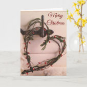 ** VROLIJK KERSTFEEST** VOOR MIJN LIEFDE KAART (Gele Bloem)