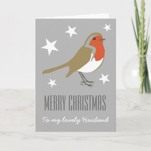 Vrolijk kerstfeest voor mijn lieve man Robin Kaart