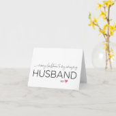 Vrolijk kerstfeest voor mijn man van de kindertijd kaart (Gele Bloem)