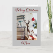 VROLIJK KERSTFEEST VOOR ***MIJN MOEDER** FEESTDAGEN KAART (Voorkant)