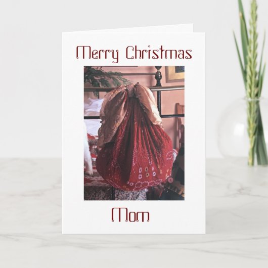 VROLIJK KERSTFEEST VOOR ***MIJN MOEDER** FEESTDAGEN KAART (Voorkant)