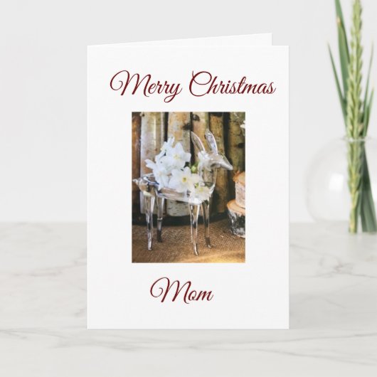 VROLIJK KERSTFEEST VOOR ***MIJN MOEDER** FEESTDAGEN KAART (Voorkant)