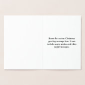 'Vrolijk kerstfeest voor mijn tante' Kaart (Binnen)