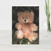 VROLIJK KERSTFEEST VOOR "MIJN TEDDYBEAR" FEESTDAGEN KAART (Voorkant)