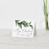 Vrolijk kerstfeest voor mijn vader van Daughter Kaart (Voorkant)