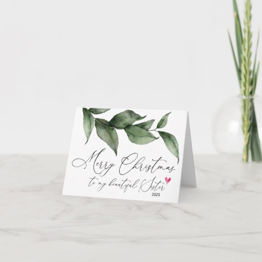 Vrolijk kerstfeest voor mijn zuster van Brother Xm Kaart (Voorkant)