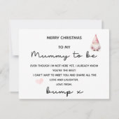 VROLIJK KERSTFEEST VOOR MUMMIE OM VAN BUMP KAART T (Voorkant)