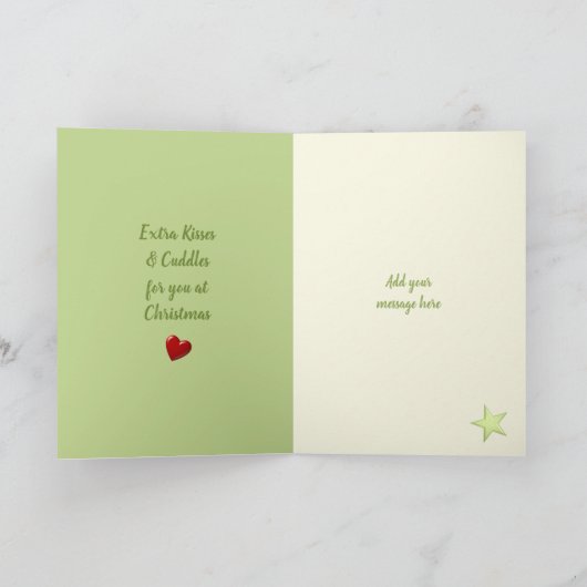 Vrolijk kerstfeest voor oma en oma feestdagen kaart (Binnen)