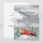 Vrolijk kerstfeest voor onze kleinzoon (Voorkant / Achterkant)