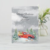 Vrolijk kerstfeest voor onze kleinzoon (Staand voorkant)