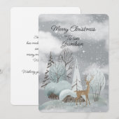 Vrolijk kerstfeest voor onze kleinzoon (Voorkant / Achterkant)