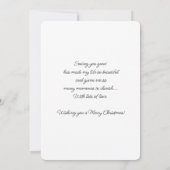 Vrolijk kerstfeest voor onze kleinzoon (Achterkant)