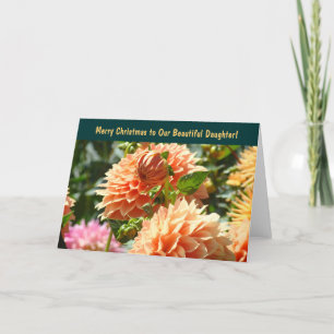 Vrolijk kerstfeest voor onze mooie dochter! Kaarte Feestdagen Kaart