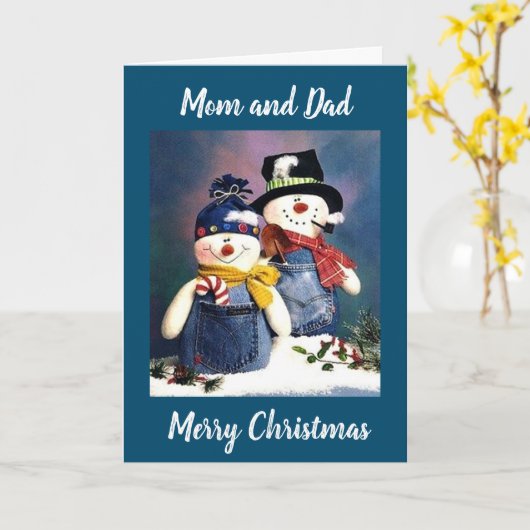 VROLIJK KERSTFEEST VOOR OUDERS DIE "GOLFEN" KAART (Gele Bloem)