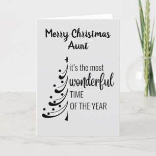 VROLIJK KERSTFEEST VOOR **TANTE** FEESTDAGEN KAART