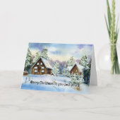 Vrolijk kerstfeest voor u en uw kerst Kaart (Voorkant)