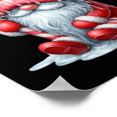 Vrolijk Kerstfeest voor Vrouwen Kerstmisgnoom Poster (Hoek)