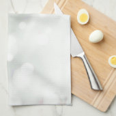 Vrolijk kerstfeest-vorst traditionele vogel theedoek (Quarter Fold)