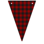 Vrolijk kerstfeest vrachtwagen en bomen vlaggetjes (Eerste vlag)