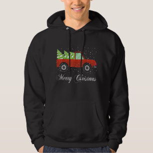 Vrolijk kerstfeest  vrachtwagen - Geschenken voor  Hoodie