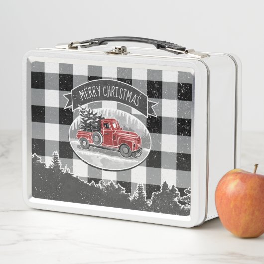 Vrolijk kerstfeest  vrachtwagen White Buffalo Pset (In situ)