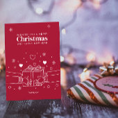 vrolijk kerstfeest | Vreugde van het geven van Lin Kaart