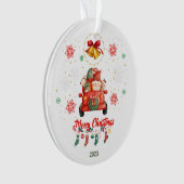 Vrolijk kerstfeest vrienden. ornament (voorkant)