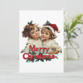 Vrolijk kerstfeest - Vrolijk kerstfeest met Schatt Kaart (Staand voorkant)