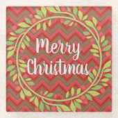 Vrolijk kerstfeest, vron en grote Onderzetters (Voorkant)