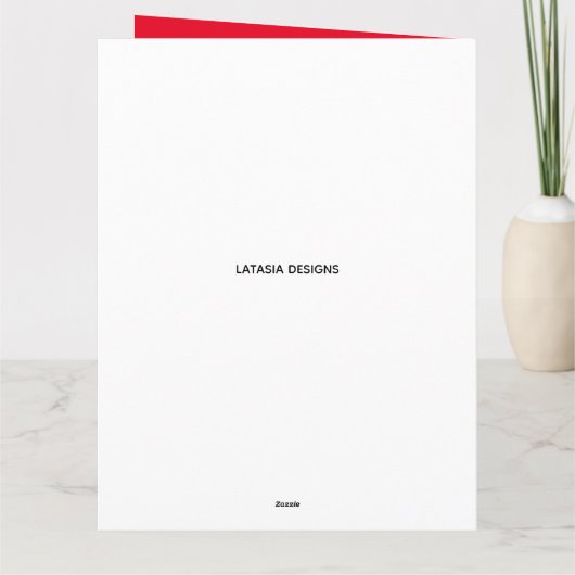 Vrolijk Kerstfeest Vrouwen Afro-Amerikaanse Kerstm Kaart (Achterkant)