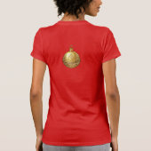 Vrolijk Kerstfeest Vrouwen Shirten T-shirt (Achterkant)