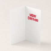 Vrolijk kerstfeest Waarom sneeuwt het hier altijd? Kaart (Binnen)