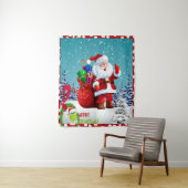 Vrolijk kerstfeest wandkleed (In situ)