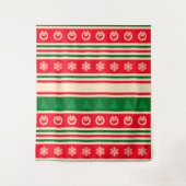Vrolijk kerstfeest wandkleed (Voorkant)