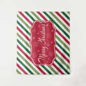 Vrolijk kerstfeest wandkleed (Voorkant)