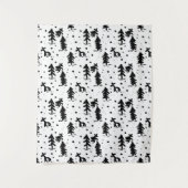 Vrolijk kerstfeest! wandkleed (Voorkant)