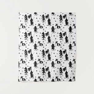 Vrolijk kerstfeest! wandkleed