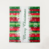 Vrolijk kerstfeest wandkleed (Voorkant)