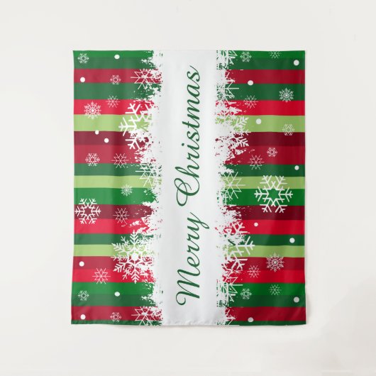 Vrolijk kerstfeest wandkleed (Voorkant)