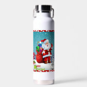 Vrolijk kerstfeest waterfles (Voorkant)