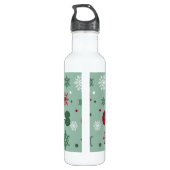 Vrolijk kerstfeest waterfles (Achterkant)