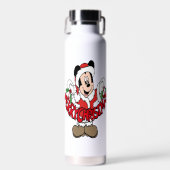 Vrolijk kerstfeest waterfles (Voorkant)