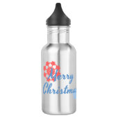 Vrolijk kerstfeest waterfles (Links)