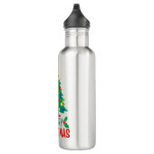 Vrolijk kerstfeest waterfles  (Rechts)